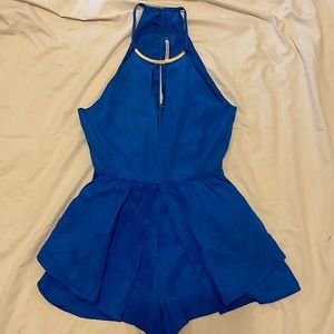 Caribbean Blue Romper
